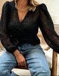 Blouse port feuille